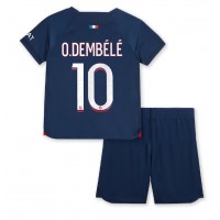 Paris Saint-Germain Ousmane Dembele #10 Domaci Dres za djecu 2023-24 Kratak Rukav (+ Kratke hlače)